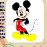 Mickey Mouse Applique Design 01 - Instant Download