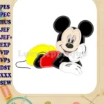 Mickey Mouse Applique Design 02 - Instant Download