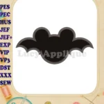 Mickey Mouse Halloween 02 Applique Design - Instant Download