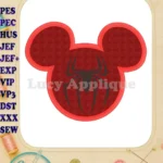 Mickey Mouse Spiderman Applique Design - Instant Download