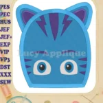 Catboy Pj Masks 02 Fill Machine Embroidery Design - Instant Download