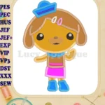 Dashi The Octonauts Applique Embroidery Design - Instant Download