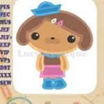 Dashi The Octonauts Fill Machine 02 Embroidery Design - Instant Download