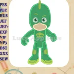 Gekko Pj Masks Fill Machine Embroidery Design - Instant Download