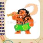 Maui Moana Machine Applique Design - Instant Download