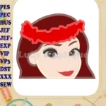 Moana Applique 02 Embroidery Design - Instant Download