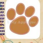 Paw Patrol Applique Embroidery Design - Instant Download