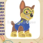 Paw Patrol Halloween Chase Fill Embroidery Design 01 - Instant Download
