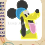 Pluto Mickey Mouse Fill Machine Embroidery Design - Instant Download