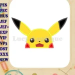 Pokemon Applique Embroidery Design - Instant Download