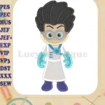 Romeo Pj Masks Fill Machine Embroidery Design - Instant Download