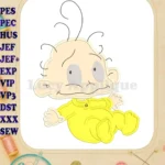 Dil Pickles Rugrats Applique Design - Instant Download