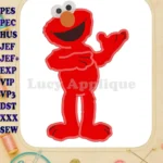 Elmo Applique Design 01 - Instant Download