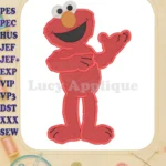 Elmo Fill Embroidery Design 01 - Instant Download