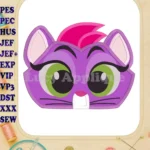 Hissy Puppy Dog Pals Applique Embroidery Design - Instant Download