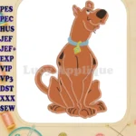 Scooby Doo Applique Design 03 - Instant Download