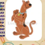 Scooby Doo Applique Design 04 - Instant Download