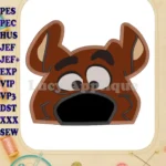 Scooby Doo Applique Embroidery Design - Instant Download