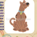 Scooby Doo Fill Embroidery Design 03 - Instant Download