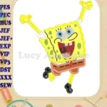 SpongeBob SquarePants Applique Design 04 - Instant Download