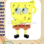 SpongeBob SquarePants Applique Design 05 - Instant Download