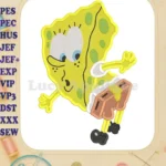 SpongeBob SquarePants Fill Embroidery Design 01 - Instant Download
