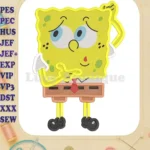 SpongeBob SquarePants Fill Embroidery Design 05 - Instant Download
