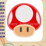 Super Mario Odyssey Eyes Filled Embroidery Design 2 - Instant Download