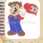 Super Mario Odyssey Fill Machine 02 Embroidery Design - Instant Download