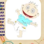 Tommy Pickles Rugrats Applique Design 04 - Instant Download