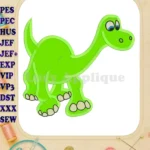 Arlo The Good Dinosaur Applique Embroidery Design - Instant Download