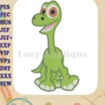 Baby Arlo The Good Dinosaur Fill Embroidery Design 01 - Instant Download