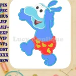 Baby Gonzo Muppet Babies Applique Design 01 - Instant Download