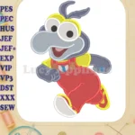 Baby Gonzo Muppet Babies Fill Embroidery Design 02 - Instant Download