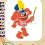 Baby Rowlf Muppet Babies Applique Design 01 - Instant Download