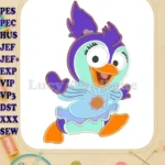 Baby Summer Muppet Babies Applique Design - Instant Download