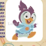 Baby Summer Muppet Babies Fill Embroidery Design - Instant Download