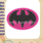 Batgirl Fill Machine Embroidery Design - Instant Download