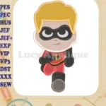 Dash Parr The Incredibles Fill Machine Embroidery Design - Instant Download