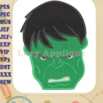 Hulk Head Fill Machine Embroidery Design - Instant Download