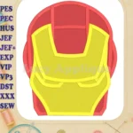Ironman Fill Machine Embroidery Design - Instant Download