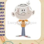 Lincoln Loud The Loud House Fill Embroidery Design 01 - Instant Download