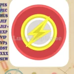 Logo The Flash Fill Machine Embroidery Design - Instant Download