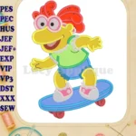 Skeeter Muppet Babies Applique Design 03 - Instant Download