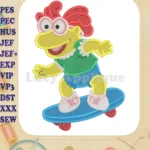 Skeeter Muppet Babies Fill Embroidery Design 03 - Instant Download