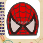 Spiderman Head Applique Embroidery Design - Instant Download