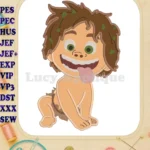 Spot The Good Dinosaur Applique Design 04 - Instant Download