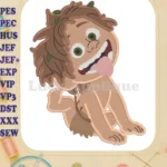 Spot The Good Dinosaur Fill Embroidery Design 01 - Instant Download