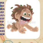 Spot The Good Dinosaur Fill Embroidery Design 02 - Instant Download