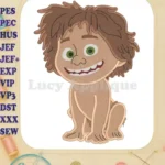 Spot The Good Dinosaur Fill Embroidery Design 03 - Instant Download